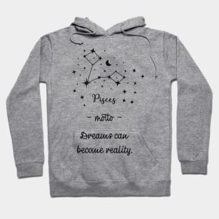 Key phrases of the zodiac signs: Pisces Hoodie